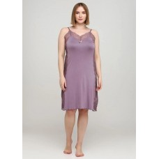 Нічна сорочка Cotpark  M,L,XL бузкова 18067